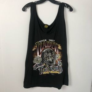 Vintage Harley Davidson 3D emblem tank top